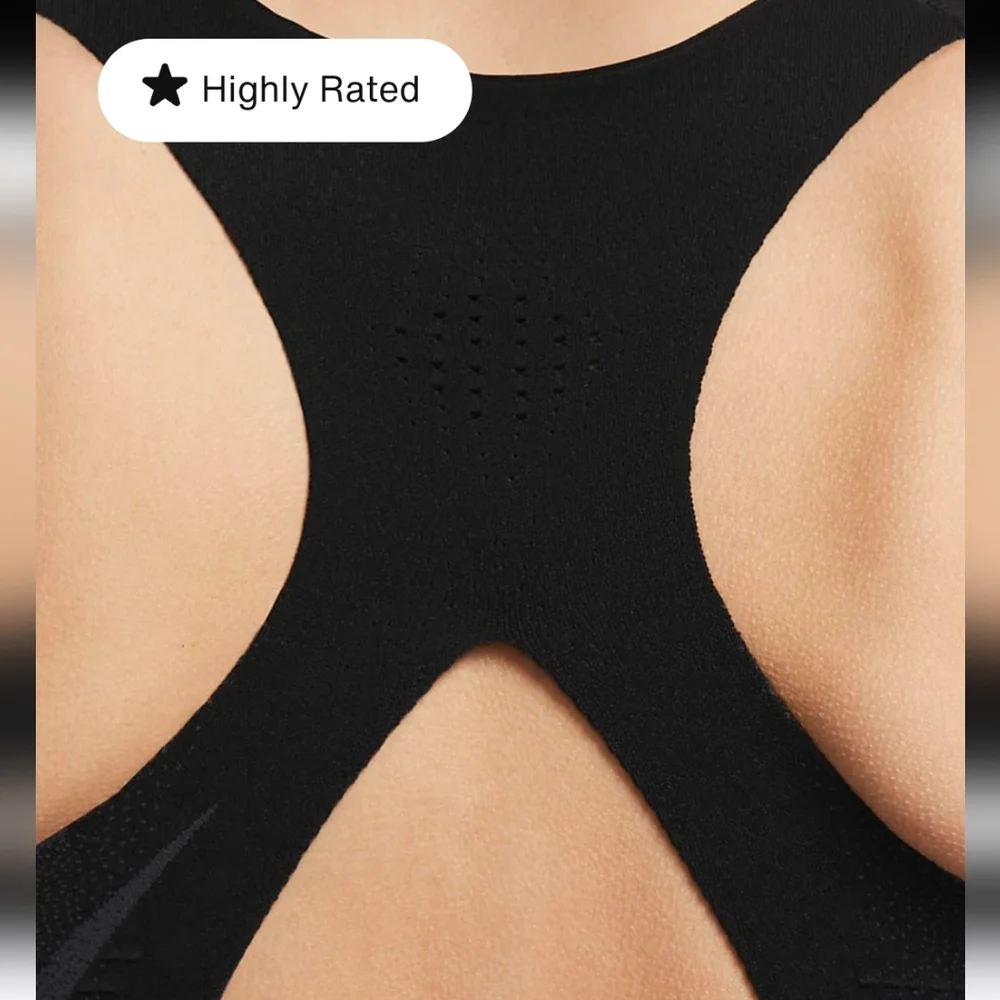 Nike swoosh flyknit high impact sports bra XL (A-B)